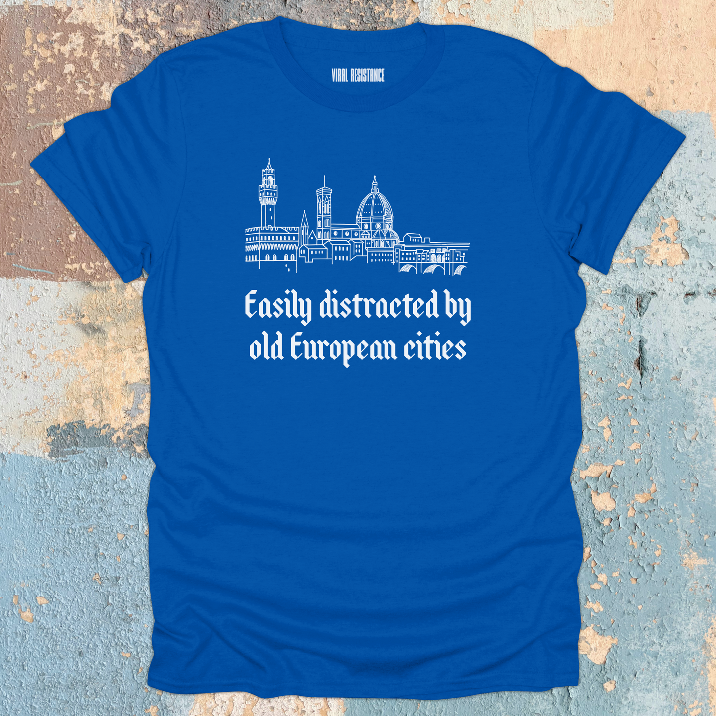 Easily Distracted by Old European Cities T-Shirt