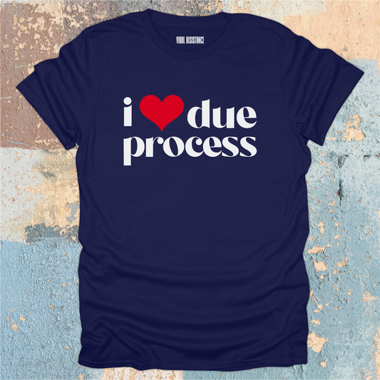 I Love Due Process T-Shirt