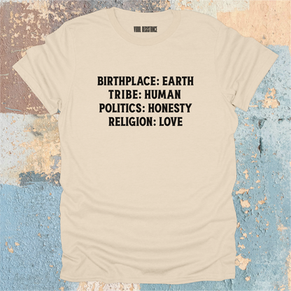 Birthplace: Earth T-Shirt